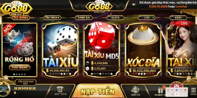 Go88 45 Điểm thu hút người chơi tham gia Go88 giải trí